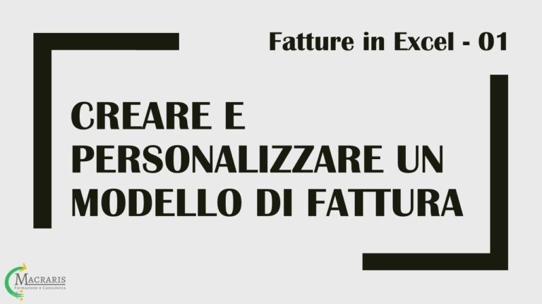 Fac simile fattura medico excel