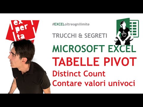 Contare valori univoci excel pivot