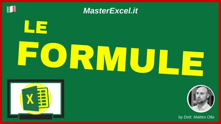 Cosa sono le funzioni in excel