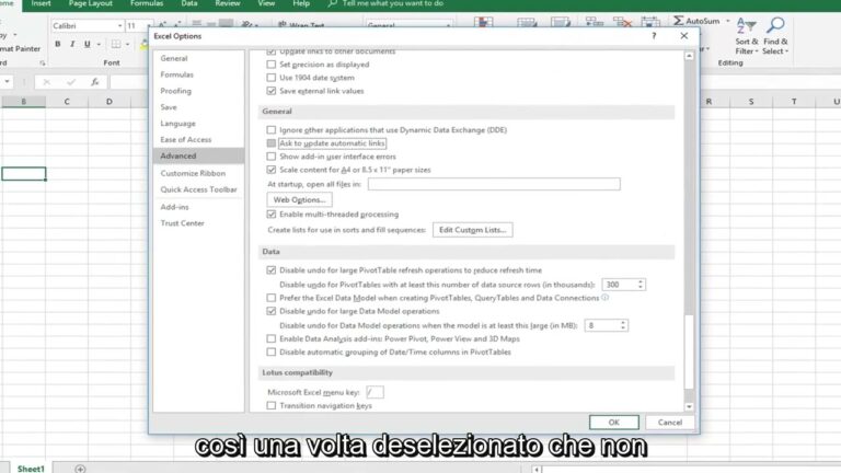 Excel non risponde come salvare