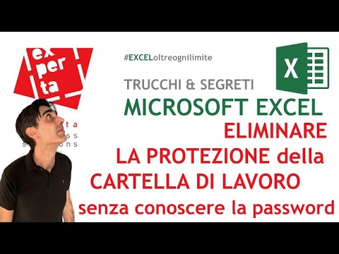 Rimuovere protezione cartella di lavoro excel 2010