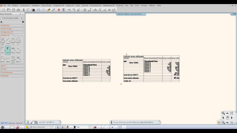 Importare tabella excel in autocad