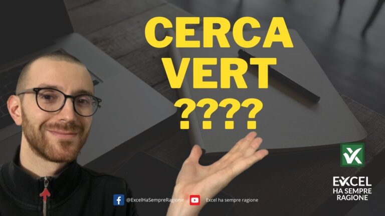 Cerca vert tra due file excel