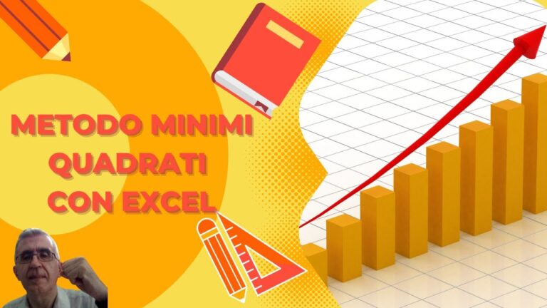 Metodo dei minimi quadrati excel