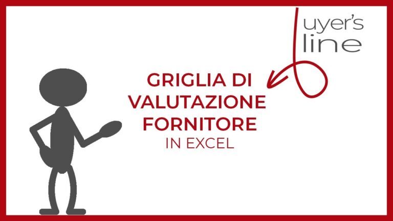 Excel esempio scheda valutazione fornitori