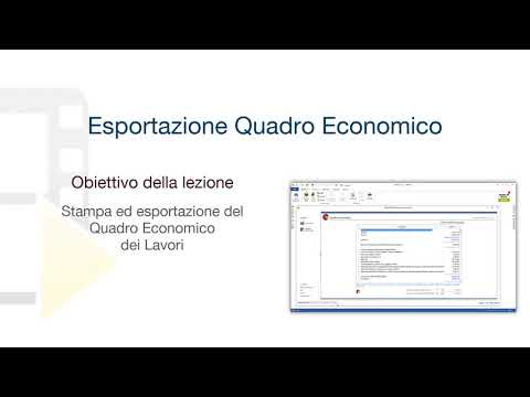 Quadro economico lavori pubblici excel