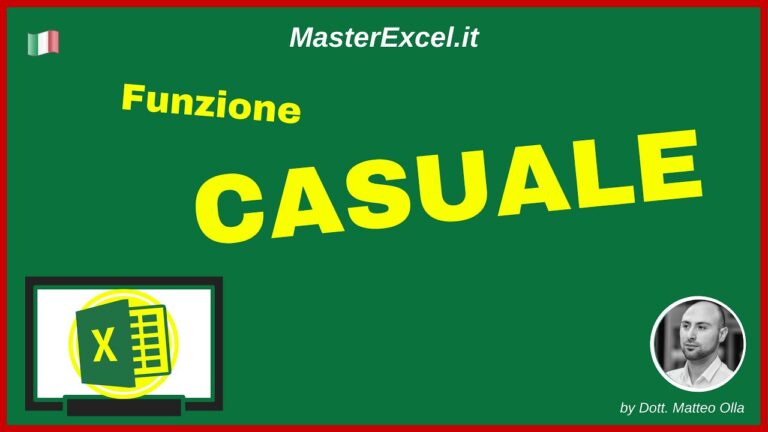 Generatore di numeri casuali excel
