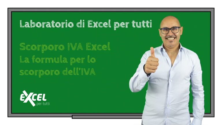 Foglio excel per liquidazione iva