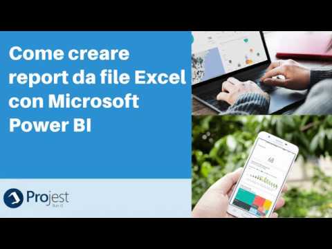 Creare report da tabella excel