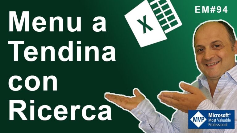 Menu a tendina excel con ricerca parziale del testo