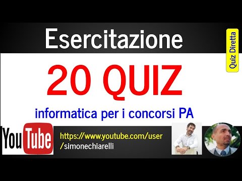 Test informatica di base excel