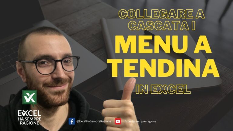 Elenco a discesa excel condizionato