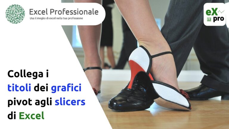 Excel titolo grafico da cella