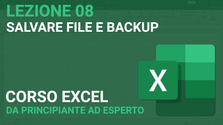 Excel non salva le modifiche