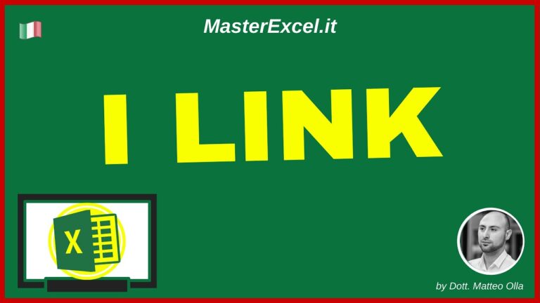 Excel collegamento ipertestuale percorso relativo